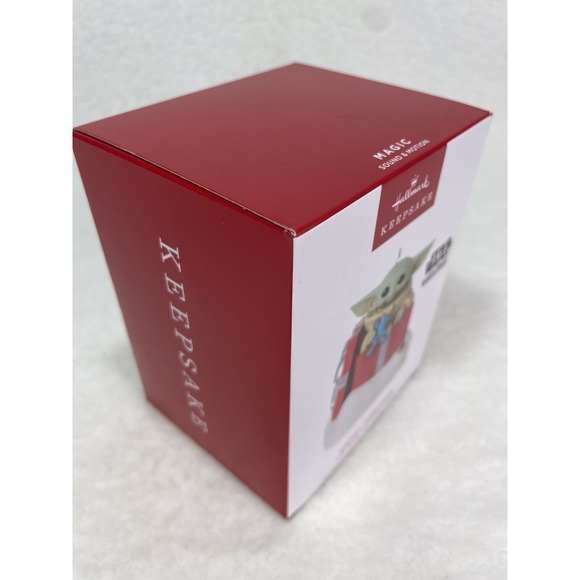 Hallmark Keepsake Grogu Greetings Star Wars Mandalorian Ornament NIB - Picture 5 of 7